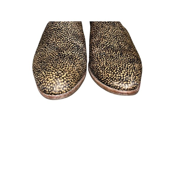 Madewell The Lucie Shoes Spotted Calf Hair Womens 7 Leather D'Orsay Asymmetrical - Picture 13 of 15